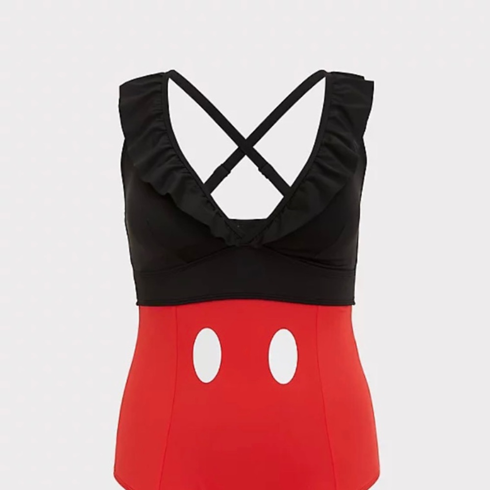 Disney x Torrid One Piece Swimsuit 6X - Picture 4 of 6